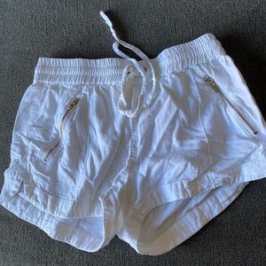 White shorts.  size small in juniors.